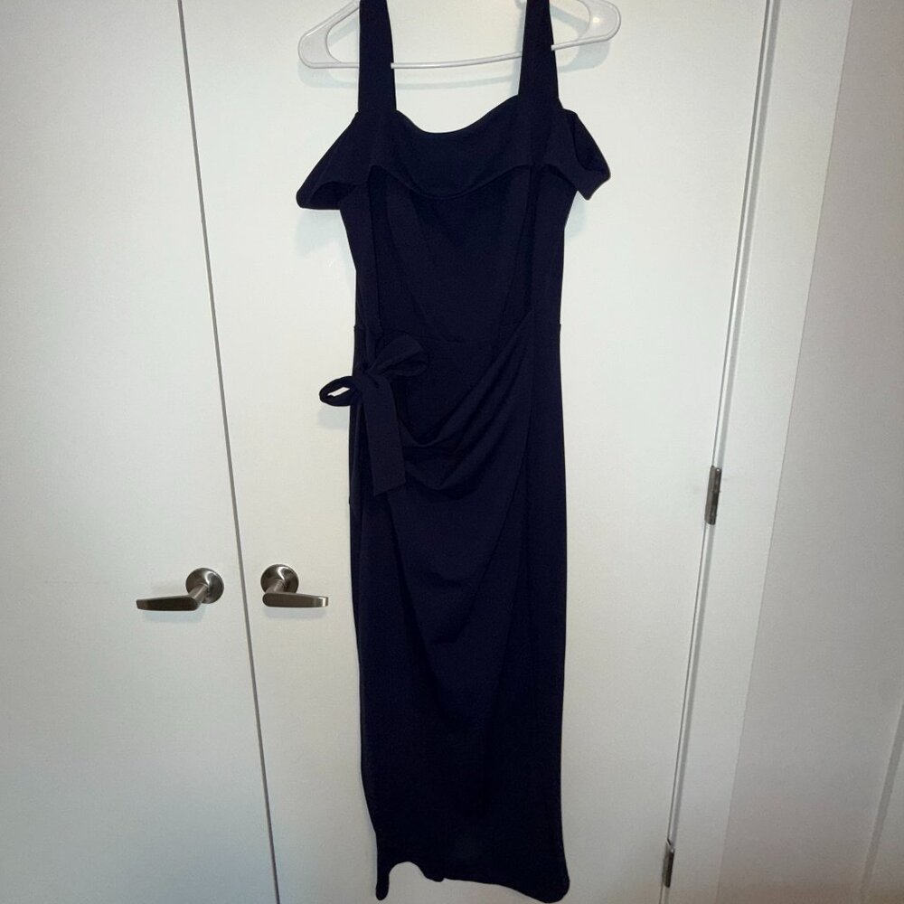 Long Formal Overlay Jumpsuit